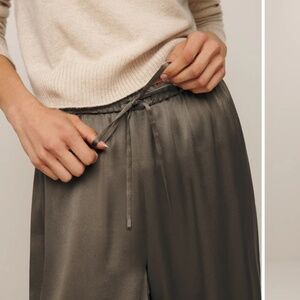 NWOT reformation Olina silk pants